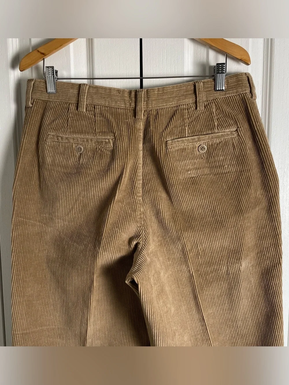 Savane Corduroy Pants Men’s 34x32 Brown Pecan Straight Relaxed Casual Preppy